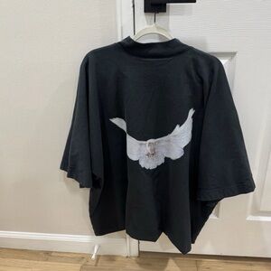 Yeezy Gap Engineered By Balenciaga 78 Crop Dove Shirt Men Size Large